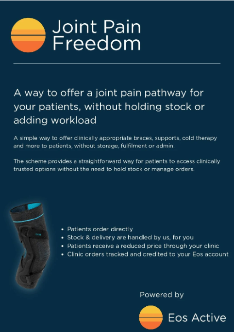 Centre of Excellence – Joint Pain Freedom brochure cover